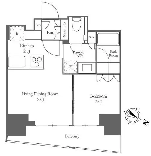 ザ・パークハウスアーバンス早稲田 3階 38.15㎡