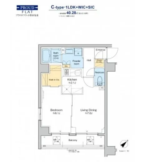 プラウドフラット墨田曳舟 401