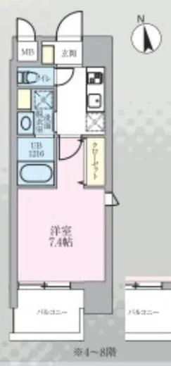 Ente Wille 南麻布 (エンテヴィレ南麻布) 601