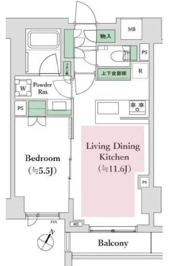 オープンレジデンシア神楽坂若宮町 2階 40.57㎡