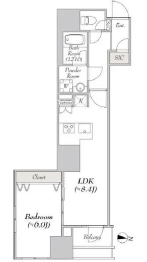 プレール・ドゥーク錦糸公園前 5階 44.1㎡