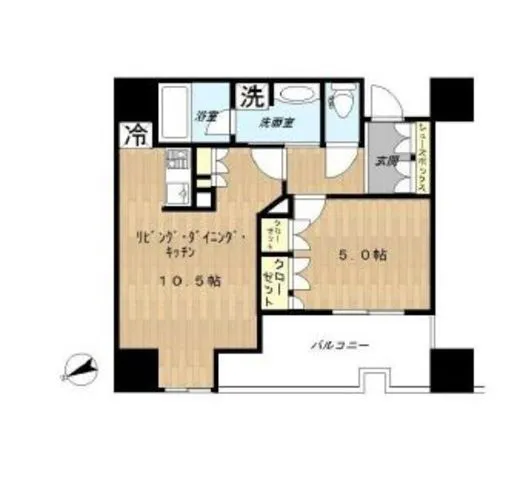 クレヴィアタワー大井町　ＴＨＥ　ＲＥＳＩＤＥＮＣＥ 2階 38.85㎡