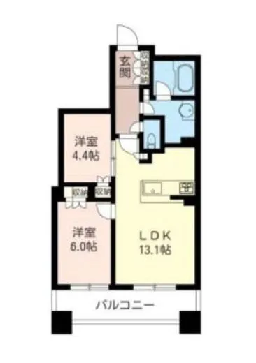 アトラス目黒本町 2階 54.45㎡