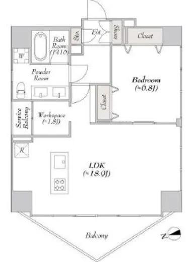 ミリアレジデンス新宿御苑Ⅱ (MYRIA RESIDENCE Shinjyuku GyoenⅡ) 1101