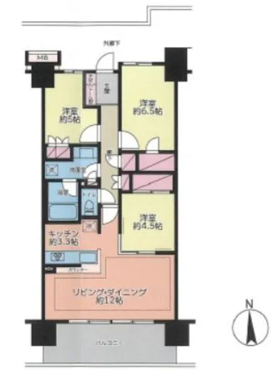 オーベルグランディオ品川勝島 18階 71.93㎡