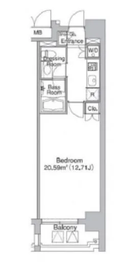 レジディア市ヶ谷Ⅱ 1304