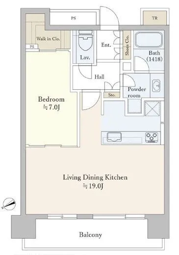 ワテラスタワーレジデンス 32階 60.01㎡