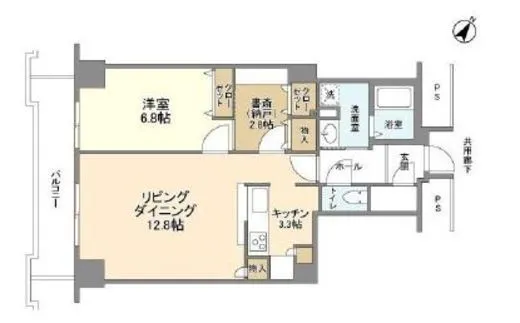 トルナーレ日本橋浜町 36階 65.24㎡