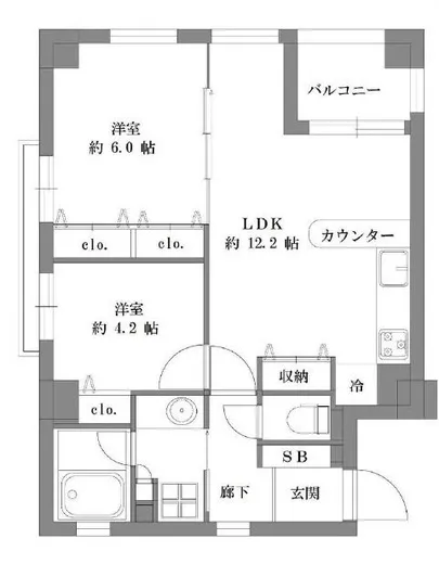 レーベンハイム森下レシェンテ 3階 53.22㎡