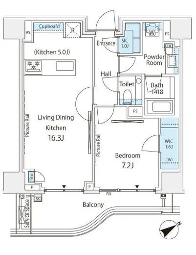 パークコート南青山三丁目 3階 60.4㎡