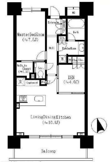 パークホームズ南麻布ザレジデンス 5階 55.93㎡
