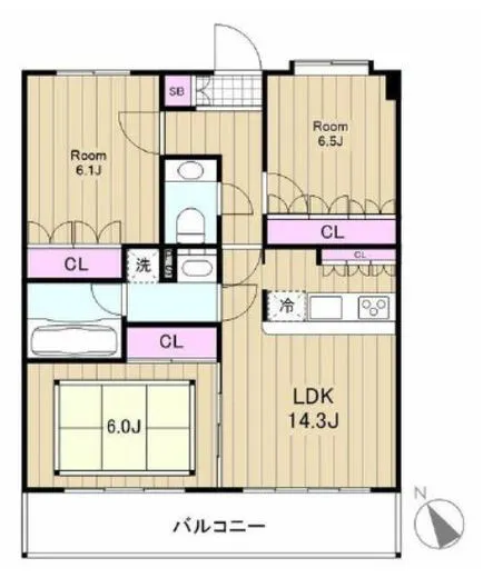 マイキャッスル中目黒3 6階 72.45㎡