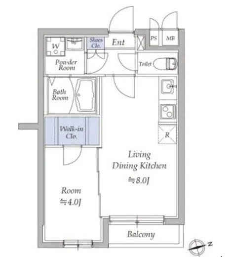 アトリオフラッツ奥沢 205