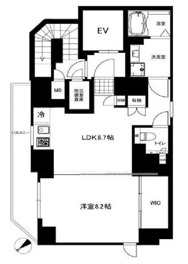 CREAL premier恵比寿 8階 46.96㎡