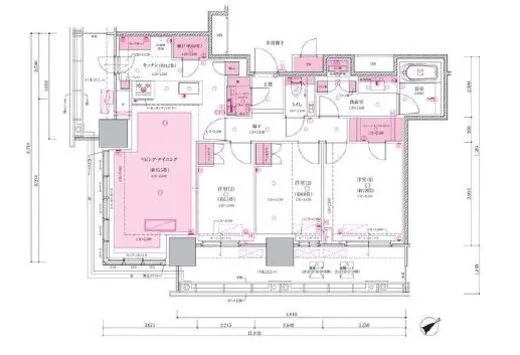 Ｂｒｉｌｌｉａ　Ｔｏｗｅｒ　浜離宮 24階 90.16㎡