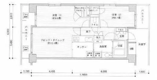 プライムアーバン目黒リバーフロント 604