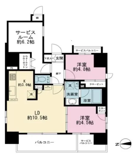 アークプラザ西日暮里 5階 64.01㎡