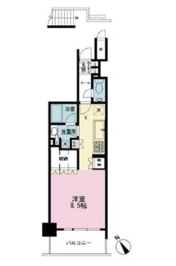 アイディーコート代々木神宮の杜 8階 34.47㎡