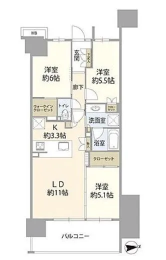 ルネ南砂町リバーフィール 12階 69㎡