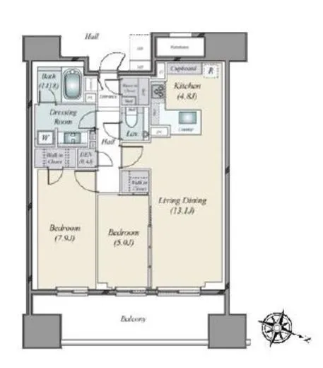 シティタワー・ルフォン九段の杜 12階 70.69㎡