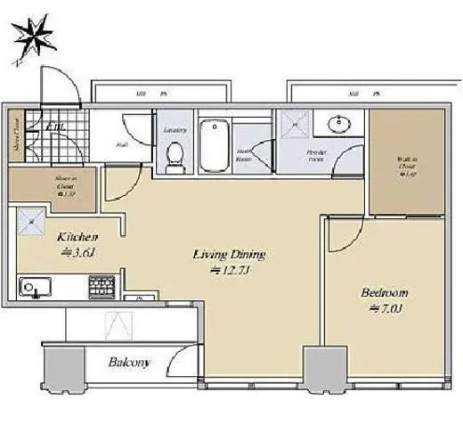 シティタワー新宿新都心 14階 58㎡