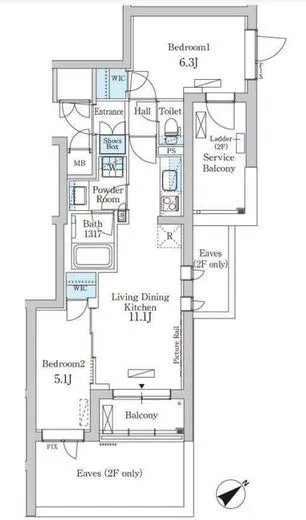 パークアクシス北千束ＭＯＣＸＩＯＮ 301