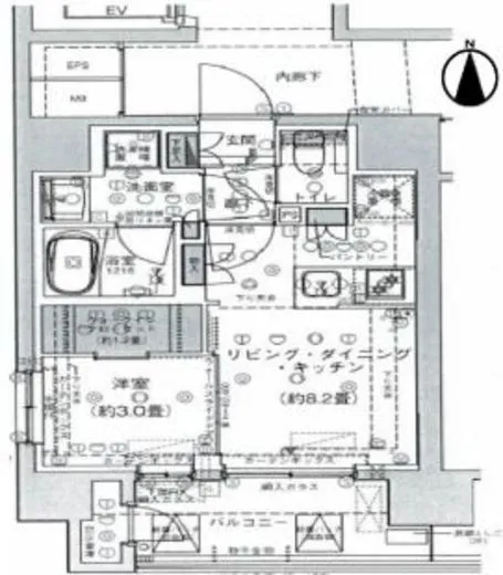 クレアホームズフラン東京三ノ輪Ⅱ 12階 31.37㎡