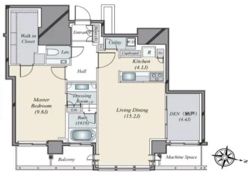 赤坂タワーレジデンス トップオブザヒル 31階 83.26㎡