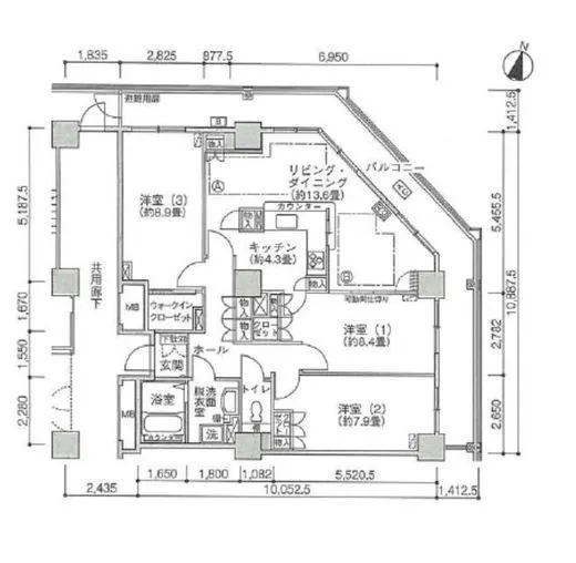 Ｊタワー西大井イーストタワー 4階