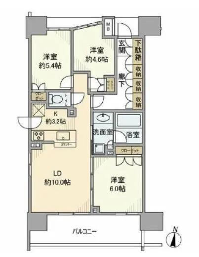 グローリオ清澄白河 9階 68.6㎡
