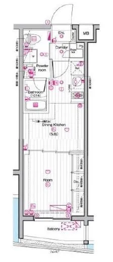 ＴＨＥ　ＰＲＥＭＩＵＭ　ＣＵＢＥ　Ｇ　東中野 1階 25.98㎡