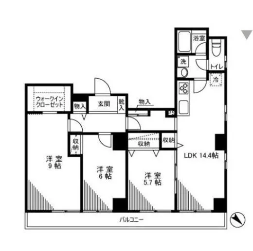藤和シティコープ音羽 9階 75.84㎡