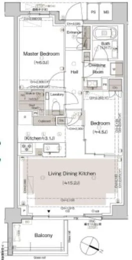 パークホームズ西池袋 4階 56.94㎡