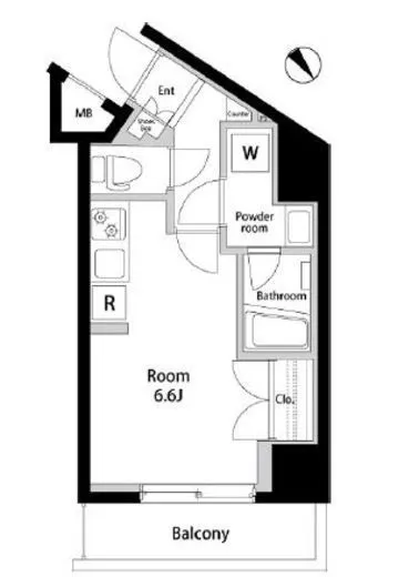 プレミアムキューブ北品川 2階