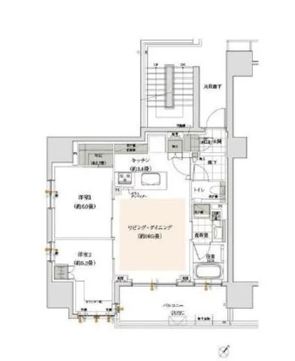 ザ・パークハウス谷中道灌山テラス 9階 59.66㎡