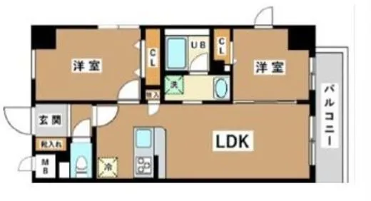 ＪＵ　ＴＯＷＥＲ　ＦＲＯＮＴ　亀沢 204