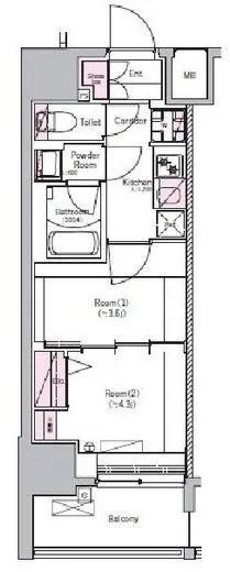 SYFORME OJIⅡ (シーフォルム王子Ⅱ) 12階