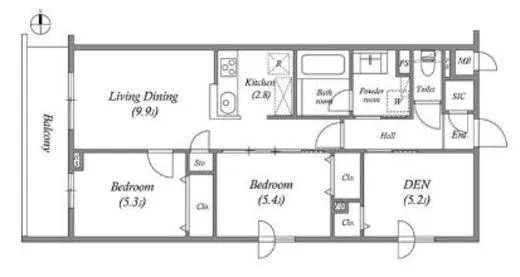 プライムガーデン若木 116