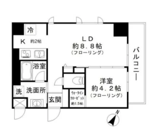 ガーデンヒルズ柿ノ木坂 605
