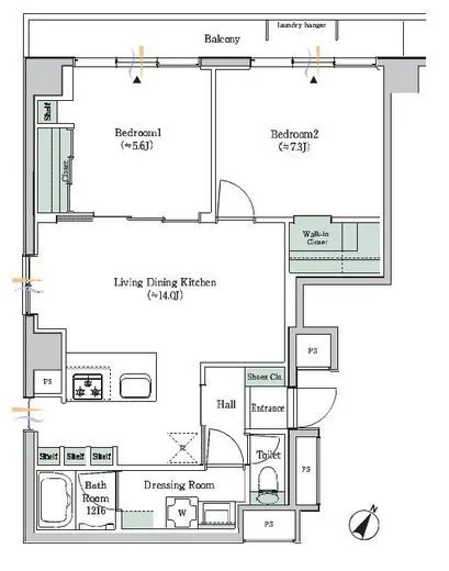 ブルックサイド水天宮前 201