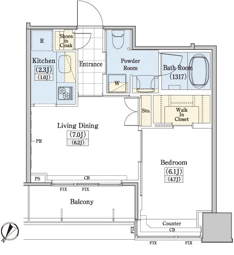 レジディアタワー上池袋（タワー棟） 1506