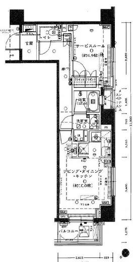 グランスイート代々木 6階