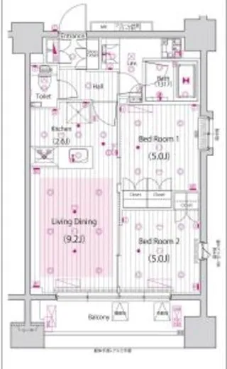ガーラ・アヴェニュー浅草 12階 50.79㎡