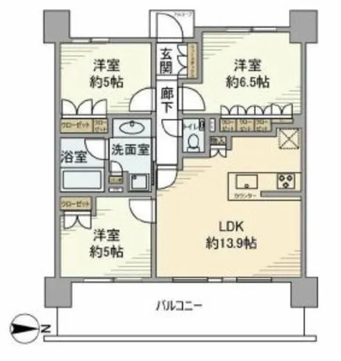 ベリスタ高井戸駅前 7階 68.08㎡