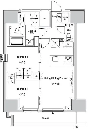 ザ・パークハビオ新中野 1101