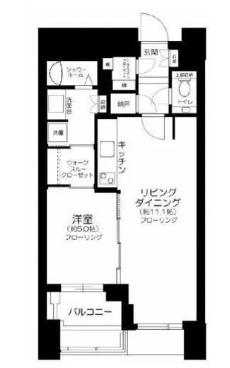 ドゥ・トゥール 47階 42.88㎡