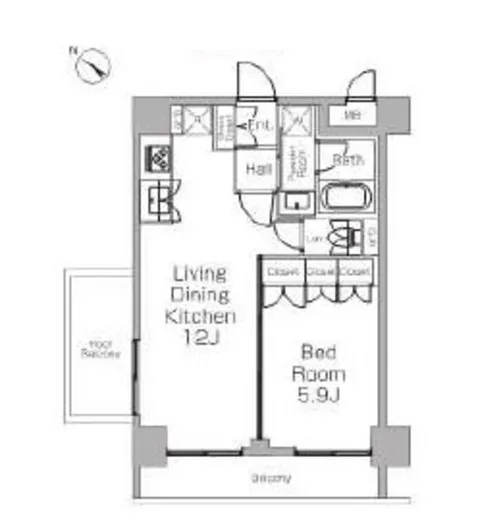 プラウドフラット三軒茶屋Ⅱ 301