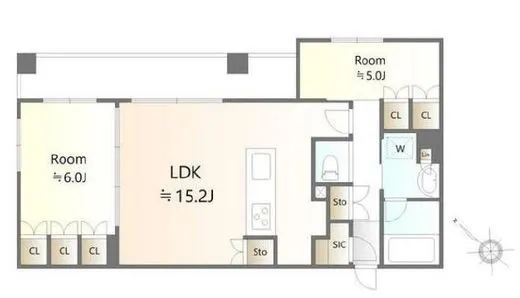 プレシス八丁堀リバーフロント 2階 59.86㎡