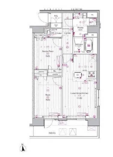 PREMIUM CUBE 上野 (プレミアムキューブ上野) 13階 53.72㎡