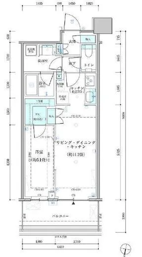 パークタワー勝どきミッド/サウス 10階 41.76㎡